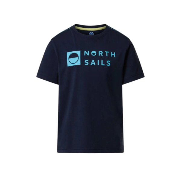 North Sails - Παιδικό Κοντομάνικο Μπλουζάκι T-Shirt Print 795227-000-0802 Μπλε Ναυτικό