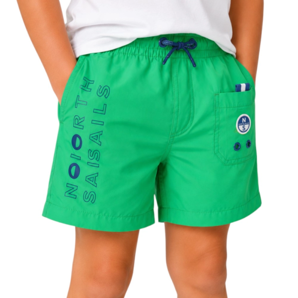 North Sails - Παιδικό Μαγιό Σορτς 777584-000-0412 Πράσινο 777584-000-0412