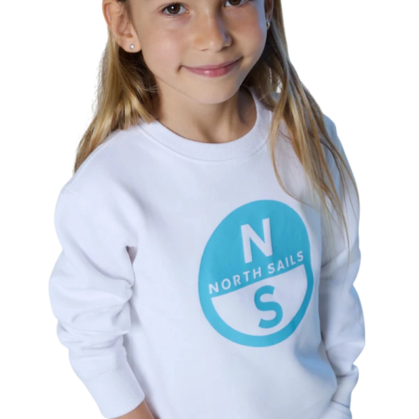 North Sails - Παιδικό Μακρυμάνικο Πουλόβερ 792093-000-0101 Λευκό 792093-000-0101