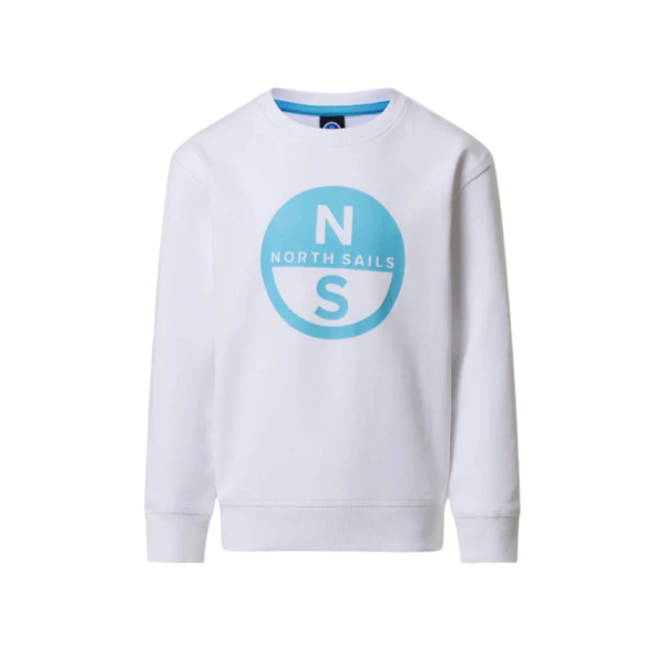 North Sails - Παιδικό Μακρυμάνικο Πουλόβερ 792093-000-0101 Λευκό
