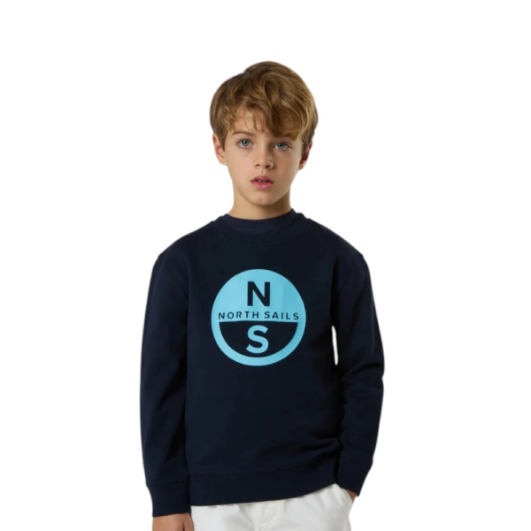 North Sails - Παιδικό Μακρυμάνικο Πουλόβερ 792093-000-0802 Μπλε Ναυτικό 792093-000-0802