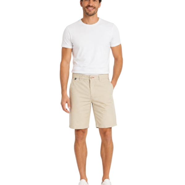 Norway Nautical School - Ανδρική Βερμούδα Chino 838520-BEIGE Μπεζ