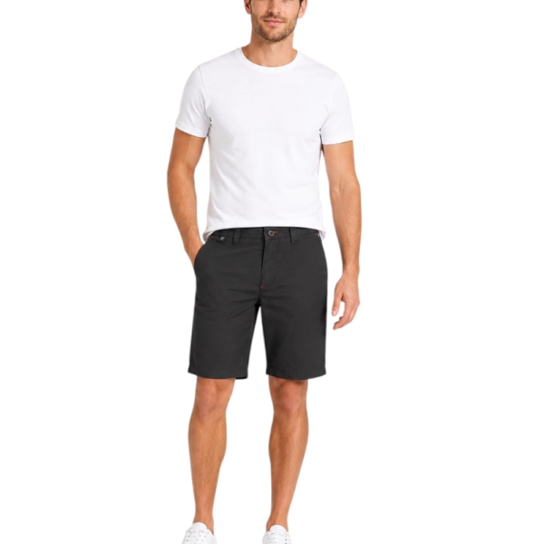 Norway Nautical School - Ανδρική Βερμούδα Chino 838520-BLACK Μαύρο