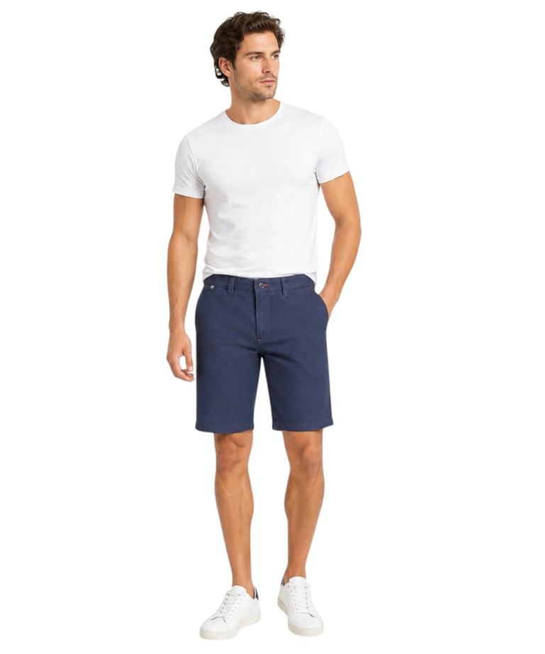 Norway Nautical School - Ανδρική Βερμούδα Chino 838520-NAVY Μπλε