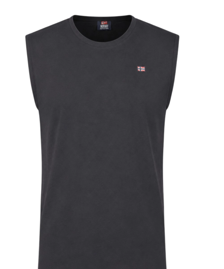 Norway Nautical School - Ανδρικό T-shirt Αμάνικο 835915-BLACK Μαύρο