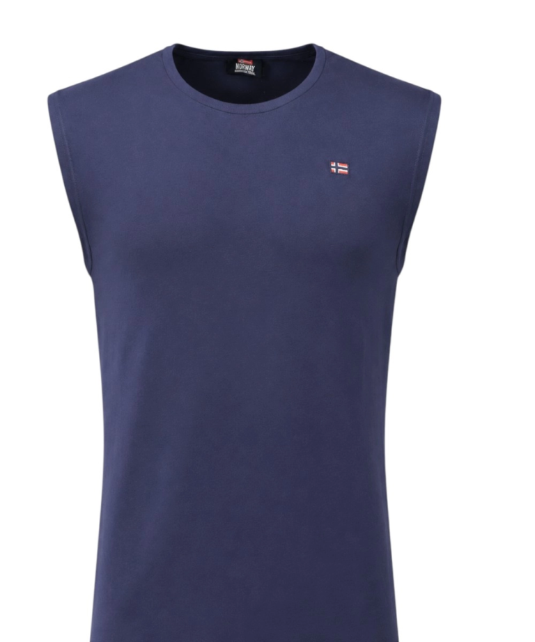 Norway Nautical School - Ανδρικό T-shirt Αμάνικο 835915-NAVY Μπλε