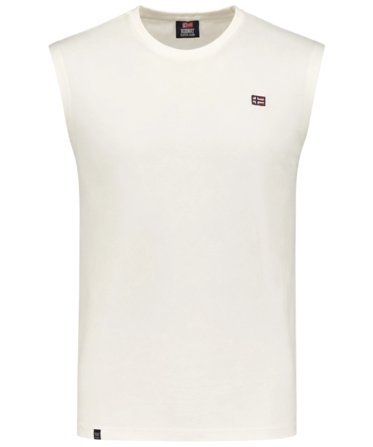 Norway Nautical School - Ανδρικό T-shirt Αμάνικο 835915-WHITE Λευκό