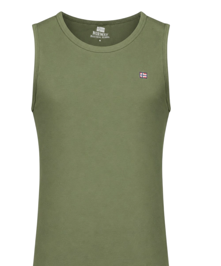 Norway Nautical School - Ανδρικό T-shirt Αμάνικο 845910-ARMY Χακί