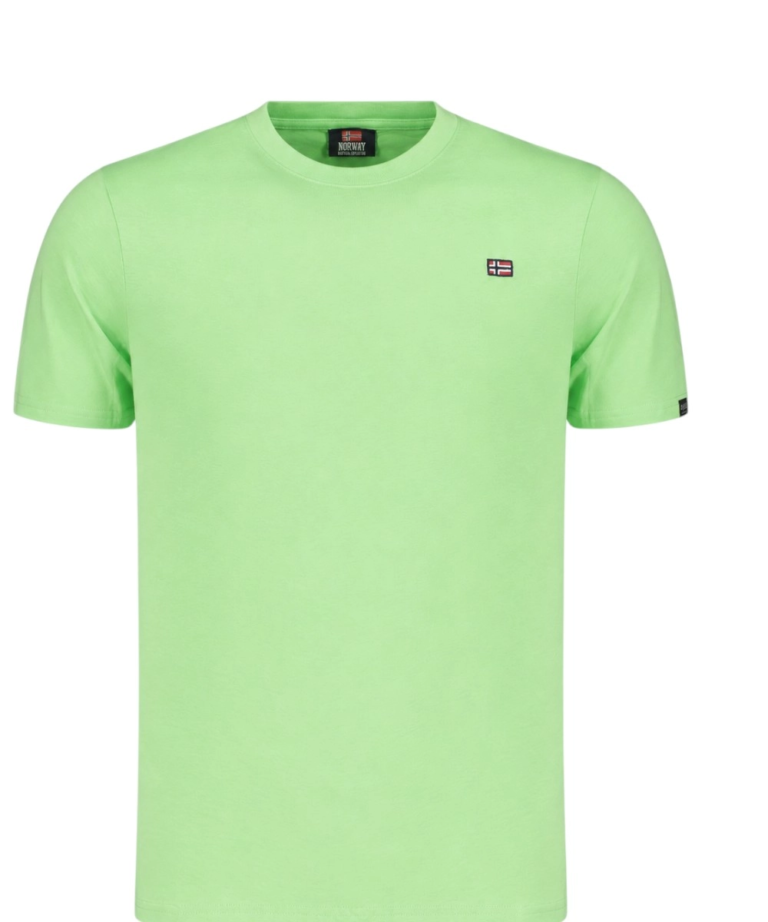Norway Nautical School - Ανδρικό T-shirt Κοντομάνικο 836010-LIME Λαχανί