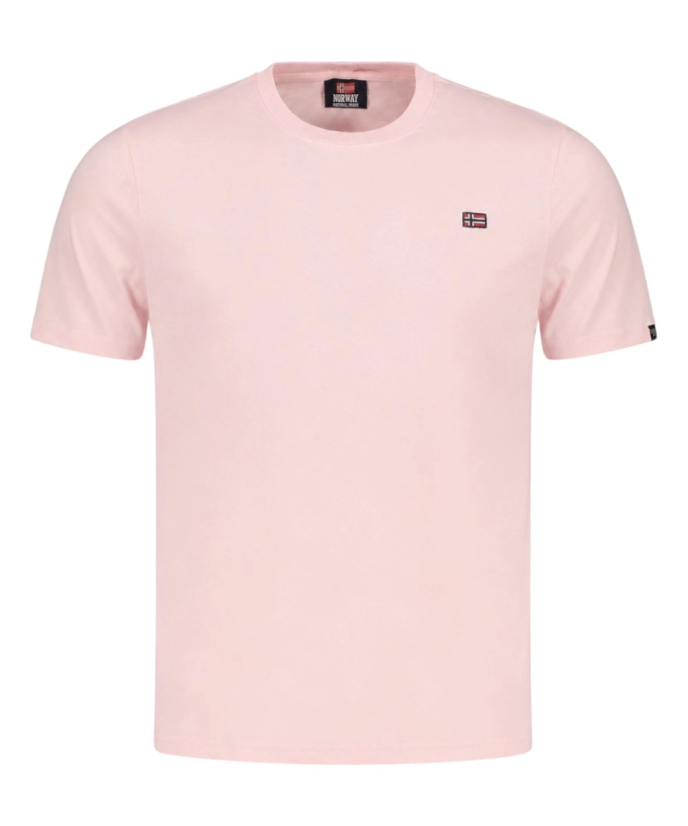 Norway Nautical School - Ανδρικό T-shirt Κοντομάνικο 836010-PINK Ροζ