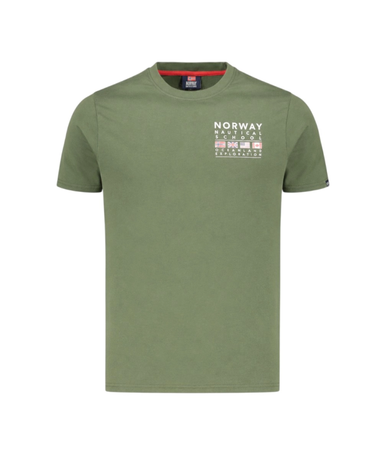 Norway Nautical School - Ανδρικό T-shirt Κοντομάνικο 866025-ARMY Χακί