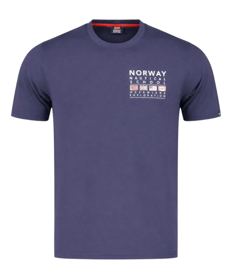 Norway Nautical School - Ανδρικό T-shirt Κοντομάνικο 866025-NAVY Μπλε