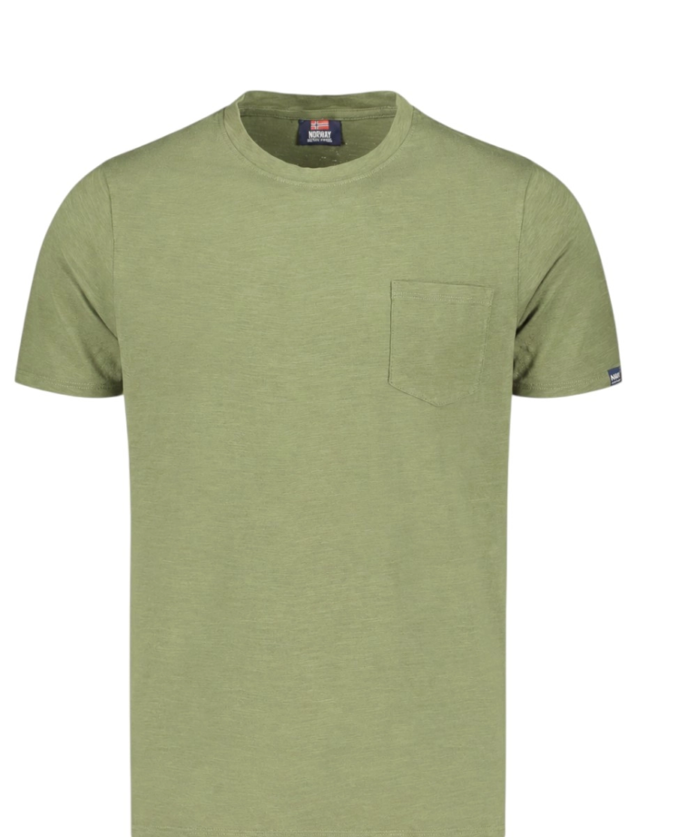 Norway Nautical School - Ανδρικό T-shirt Κοντομάνικο 866031-ARMY Χακί