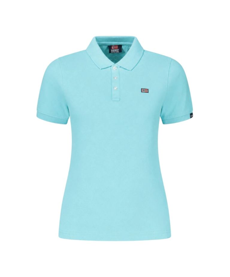 Norway Nautical School - Γυναικείο Μπλουζάκι Polo 858710-ACQUA Γαλάζιο
