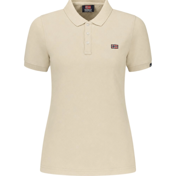 Norway Nautical School - Γυναικείο Μπλουζάκι Polo 858710-BEIGE Μπεζ