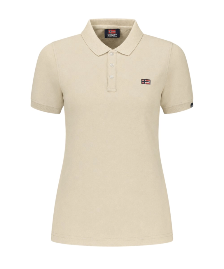 Norway Nautical School - Γυναικείο Μπλουζάκι Polo 858710-BEIGE Μπεζ