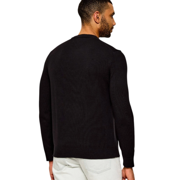 Tommy Hilfiger - Ανδρική Μπλούζα Lightweight Essential Flag DM0DM22853-BDS Mαύρο DM0DM22853-BDS