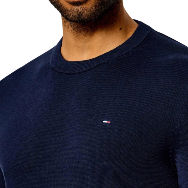 Tommy Hilfiger - Ανδρική Μπλούζα Lightweight Essential Flag DM0DM22853-C1G Μπλε DM0DM22853-C1G