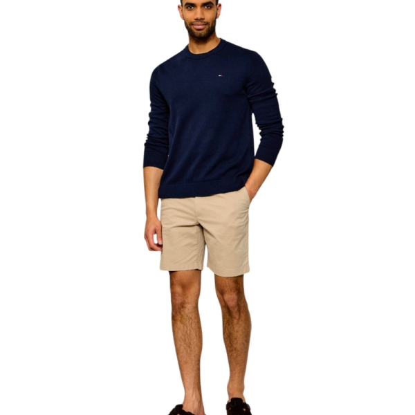 Tommy Hilfiger - Ανδρική Μπλούζα Lightweight Essential Flag DM0DM22853-C1G Μπλε DM0DM22853-C1G