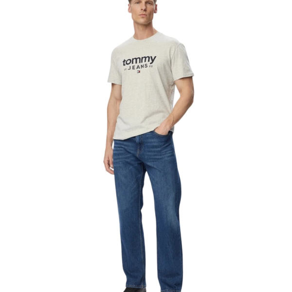 Tommy Hilfiger - Ανδρικό T-shirt Graphic Slim Fit DM0DM23376-P08 Γκρι DM0DM23376-P08