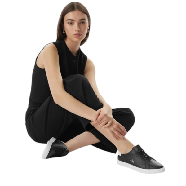 Tommy Hilfiger - Γυναικεία Sneakers Low Prof Cupsole Lth HW0HW03295-0GM Μαύρο HW0HW03295-0GM