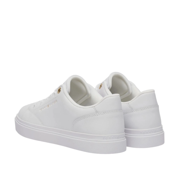 Tommy Hilfiger - Γυναικεία Sneakers Th Feminine Cupsole Leather FW0FW09105-YBS Λευκό FW0FW09105-YBS