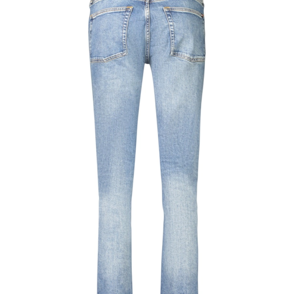 Tommy Hilfiger - Γυναικείο Παντελόνι Τζιν Mid Slim Embroidery DW0DW22406-1A5 Μπλε Ανοιχτό DW0DW22406-1A5