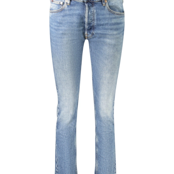 Tommy Hilfiger - Γυναικείο Παντελόνι Τζιν Mid Slim Embroidery DW0DW22406-1A5 Μπλε Ανοιχτό DW0DW22406-1A5