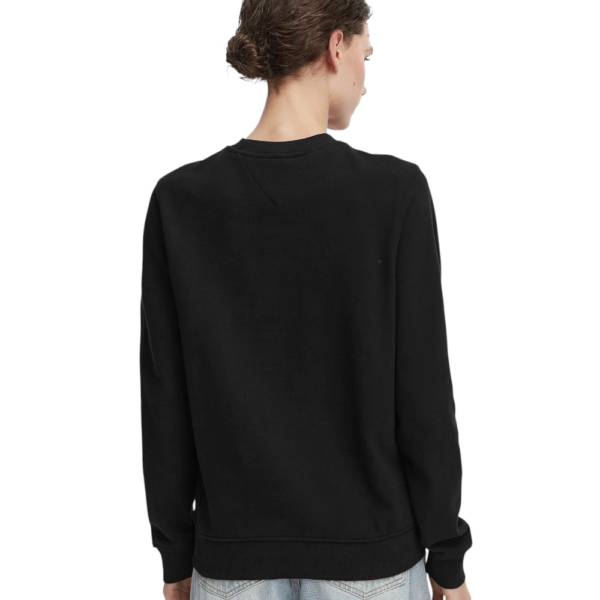 Tommy Hilfiger - Γυναικείο Φούτερ Essential Logo Regular Fit DW0DW22829-BDS Μαύρο DW0DW22829-BDS