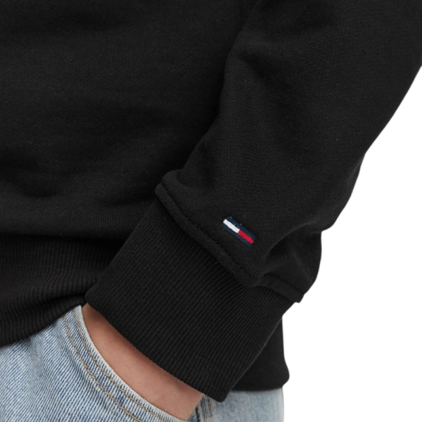 Tommy Hilfiger - Γυναικείο Φούτερ Essential Logo Regular Fit DW0DW22829-BDS Μαύρο DW0DW22829-BDS