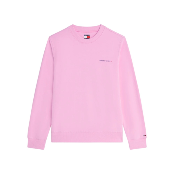 Tommy Hilfiger - Γυναικείο Φούτερ Essential Logo Regular Fit DW0DW22829-TOU Ροζ