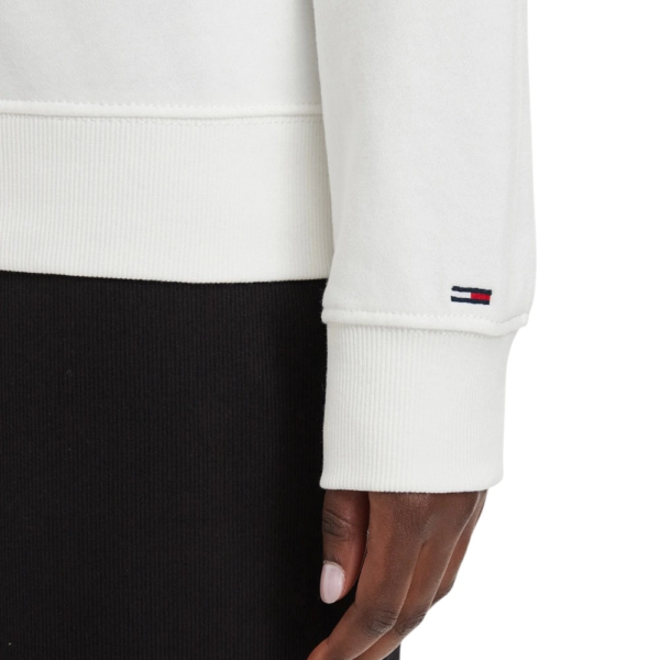 Tommy Hilfiger - Γυναικείο Φούτερ Essential Logo Regular Fit DW0DW22829-YBL Εκρού DW0DW22829-YBL