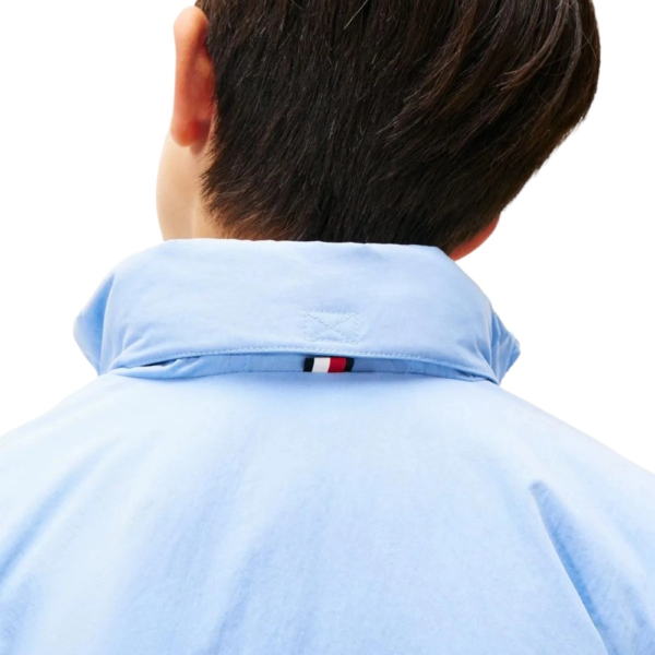 Tommy Hilfiger - Παιδικό Μεταβατικό Μπουφάν Essential Logo Regular Fit KB0KB09852-C14 Γαλάζιο KB0KB09852-C14