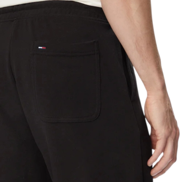 Tommy Hilfiger - Παντελόνι Φόρμας Signature Regular Fit DM0DM23903-BDS Μαύρο DM0DM23903-BDS