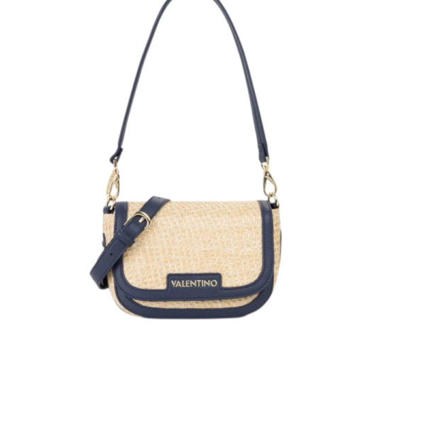 Valentino Bags - Γυναικεία Τσάντα Ώμου Demetra VBS9R909-H79 Μπεζ/Μπλε