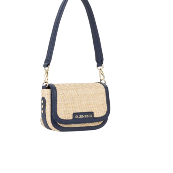 Valentino Bags - Γυναικεία Τσάντα Ώμου Demetra VBS9R909-H79 Μπεζ/Μπλε VBS9R909-H79
