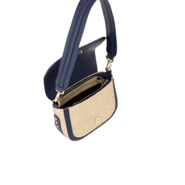 Valentino Bags - Γυναικεία Τσάντα Ώμου Demetra VBS9R909-H79 Μπεζ/Μπλε VBS9R909-H79