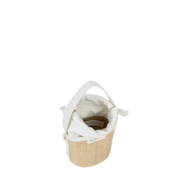 Valentino Bags - Γυναικεία Τσάντα Ώμου/Bucket Demetra VBS9R934-669 Λευκό VBS9R934-669
