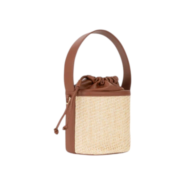 Valentino Bags - Γυναικεία Τσάντα Ώμου/Bucket Demetra VBS9R934-F29 Καφέ VBS9R934-F29