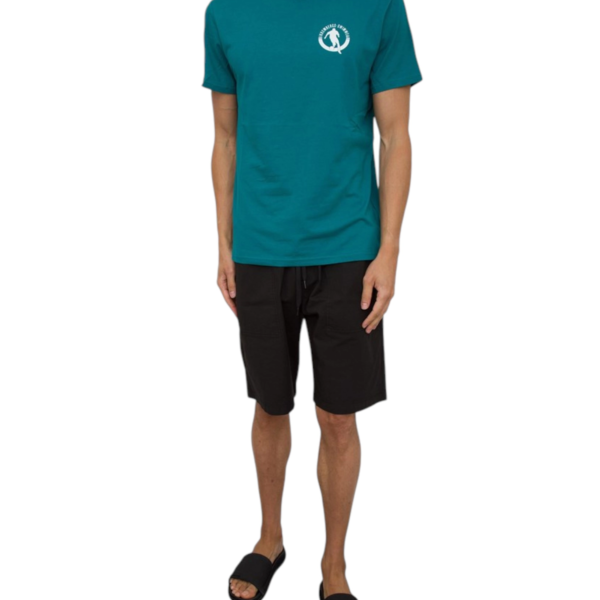 Bikkembergs - Ανδρικό T-shirt Κοντομάνικο BKK3MTS02-EVERGL Πετρόλ BKK3MTS02-EVERGL