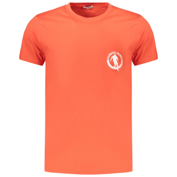 Bikkembergs - Ανδρικό T-shirt Κοντομάνικο BKK3MTS02-ORANGE Πορτοκαλί