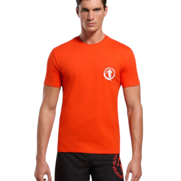 Bikkembergs - Ανδρικό T-shirt Κοντομάνικο BKK3MTS02-ORANGE Πορτοκαλί BKK3MTS02-ORANGE