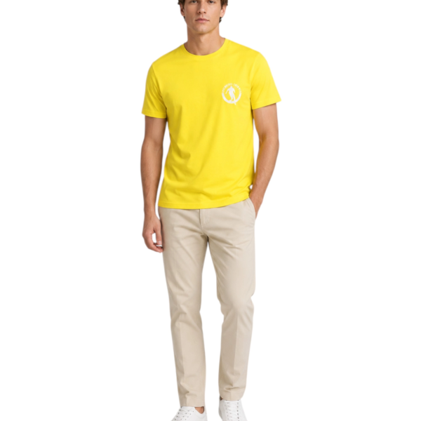 Bikkembergs - Ανδρικό T-shirt Κοντομάνικο BKK3MTS02-SUNTRU Κίτρινο BKK3MTS02-SUNTRU