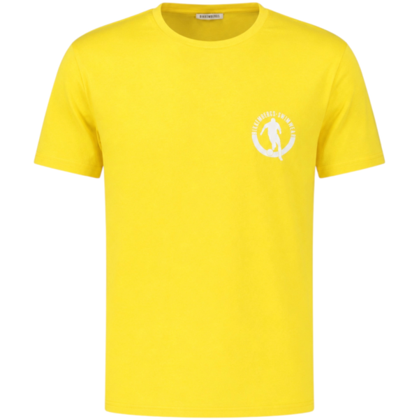 Bikkembergs - Ανδρικό T-shirt Κοντομάνικο BKK3MTS02-SUNTRU Κίτρινο