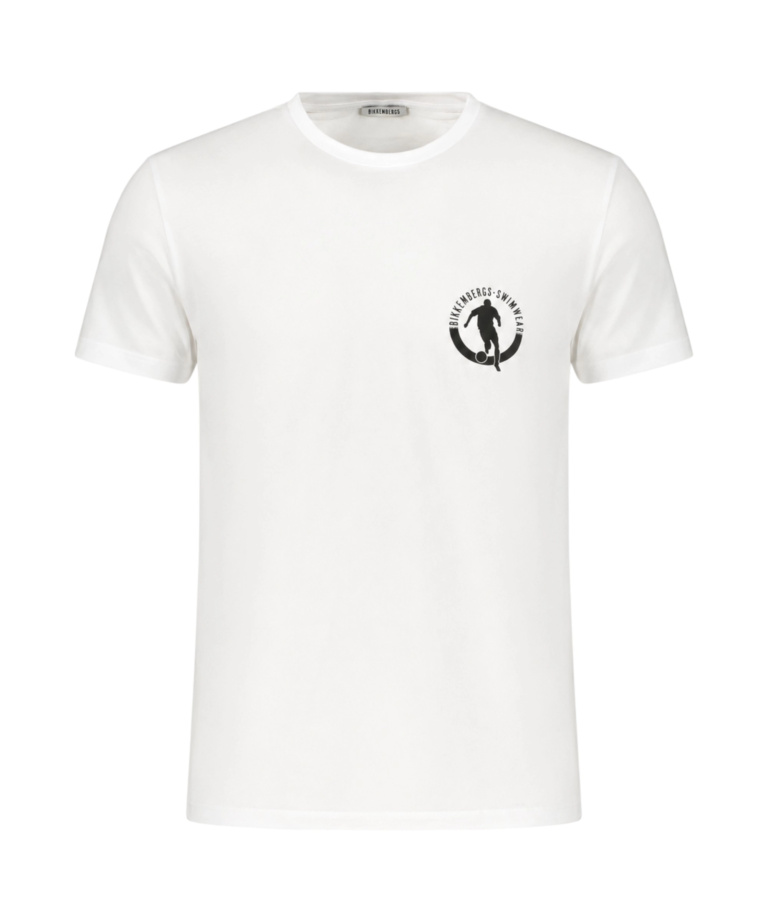 Bikkembergs - Ανδρικό T-shirt Κοντομάνικο BKK3MTS02-WHITE Λευκό
