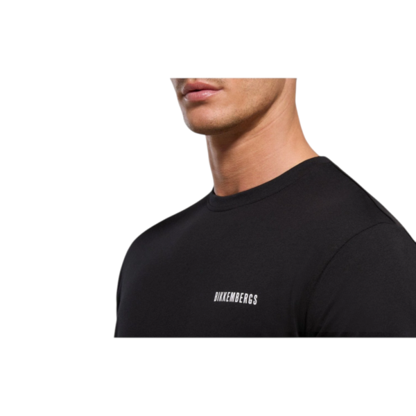 Bikkembergs - Ανδρικό T-shirt Κοντομάνικο BKK3MTS04-BLACK Μαύρο BKK3MTS04-BLACK