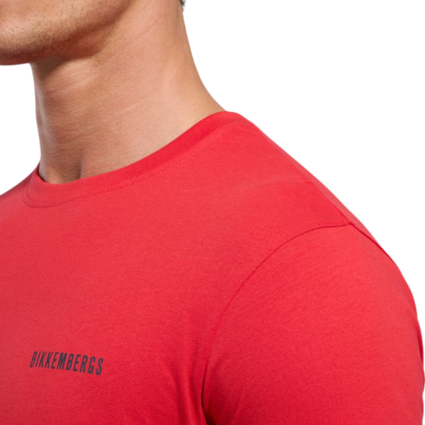 Bikkembergs - Ανδρικό T-shirt Κοντομάνικο BKK3MTS04-GOJIBE Κόκκινο BKK3MTS04-GOJIBE