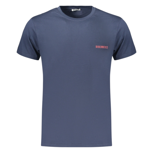 Bikkembergs - Ανδρικό T-shirt Κοντομάνικο BKK3MTS04-NAVY Μπλε
