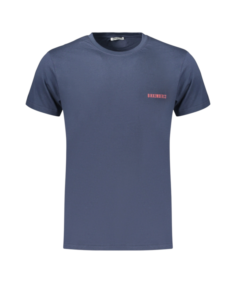 Bikkembergs - Ανδρικό T-shirt Κοντομάνικο BKK3MTS04-NAVY Μπλε