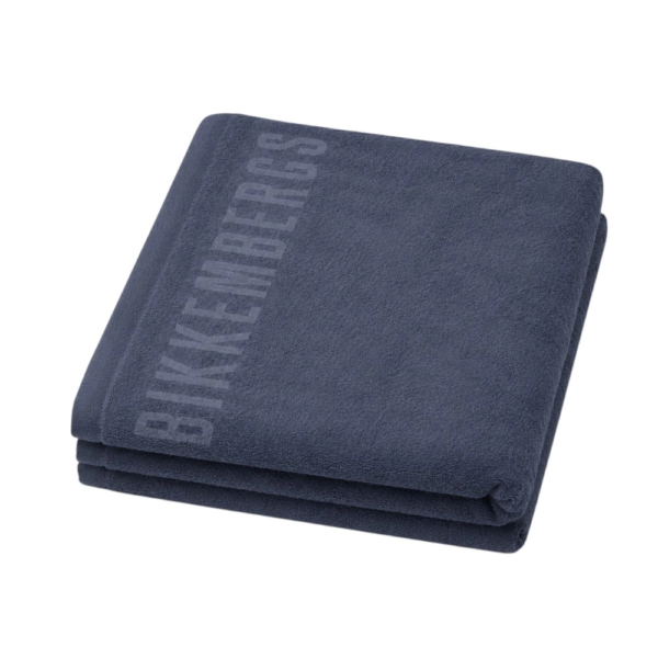 Bikkembergs - Πετσέτα Θαλάσσης Βαμβακερή 90x168 cm BKK26MTW02-NAVY Μπλε BKK26MTW02-NAVY